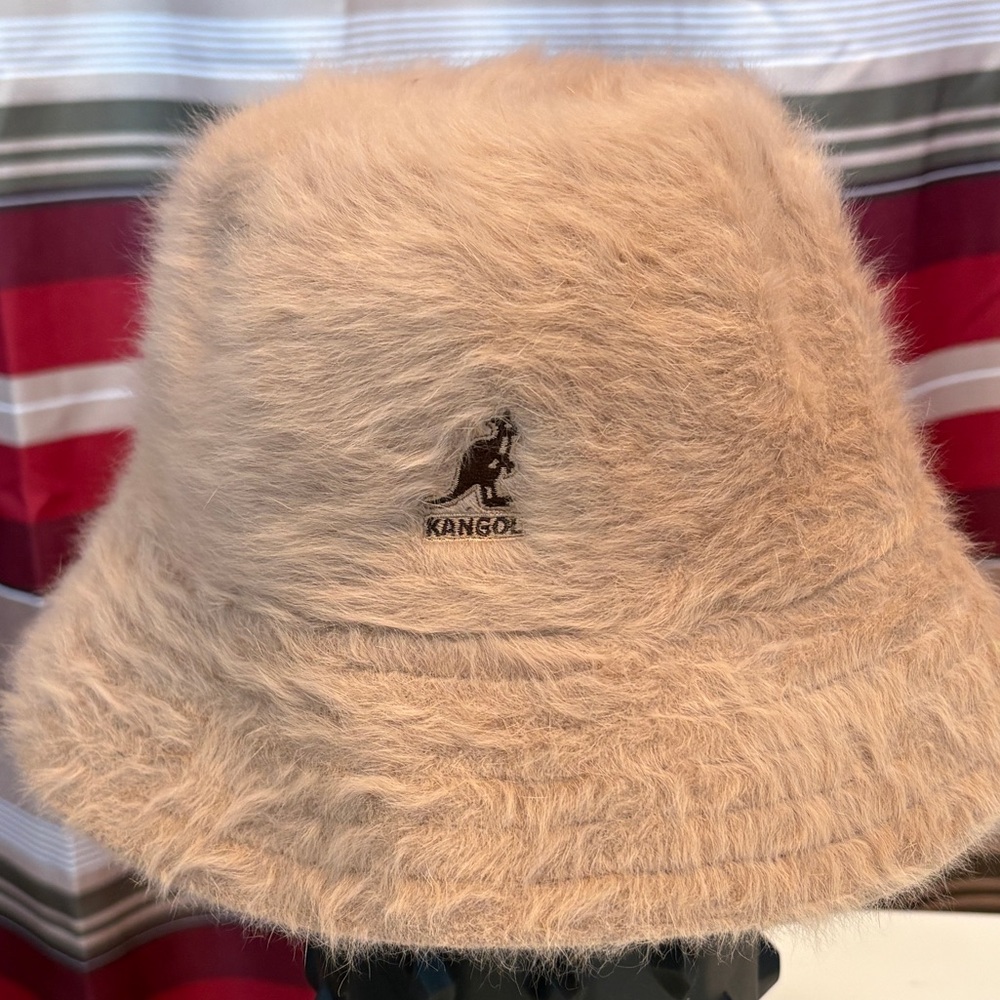 Kangol Furgora Bucket Men’s Angora blend Tan Hat - Picture 4 of 12
